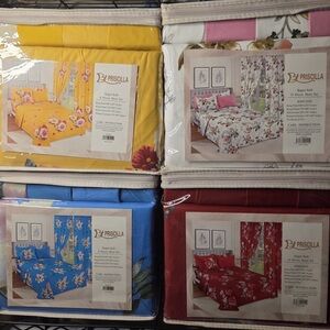 Floral Duvet Cover Set - Yellow